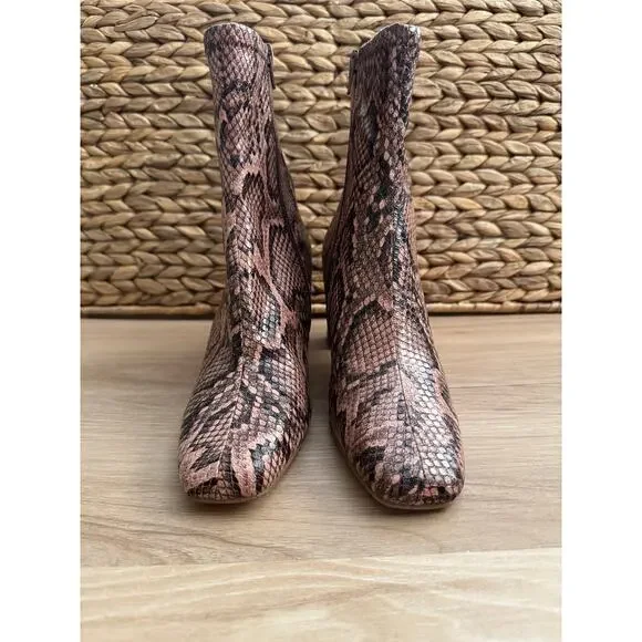 NWB! Steve Madden Harlie snake skin bootie - Picture 8 of 9